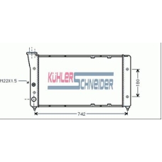 1311301 KUHLER SCHNEIDER Радиатор, охлаждение двигател