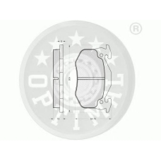 9896 OPTIMAL Комплект тормозных колодок, дисковый тормоз