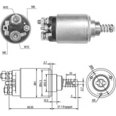 940113050389 MAGNETI MARELLI Тяговое реле, стартер