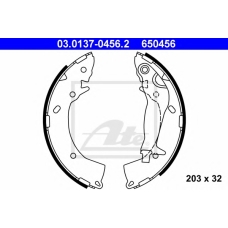 03.0137-0456.2 ATE Комплект тормозных колодок
