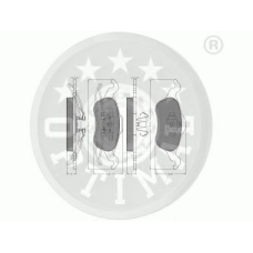 10302 OPTIMAL Комплект тормозных колодок, дисковый тормоз