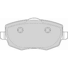 FD7046A NECTO Комплект тормозных колодок, дисковый тормоз