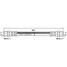 FBH6484 FIRST LINE Тормозной шланг