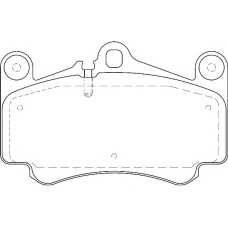 WBP23139A WAGNER LOCKHEED Комплект тормозных колодок, дисковый тормоз