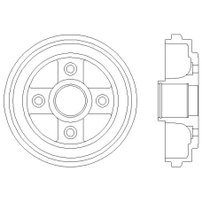 MBD199 MINTEX Тормозной барабан