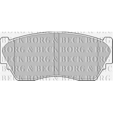 BBP1253 BORG & BECK Комплект тормозных колодок, дисковый тормоз