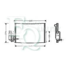CO0162 EQUAL QUALITY Конденсатор, кондиционер
