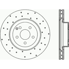 BDRS2298.25 OPEN PARTS Тормозной диск