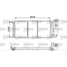730839 VALEO Радиатор, охлаждение двигателя