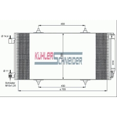 1520071 KUHLER SCHNEIDER Конденсатор, кондиционер