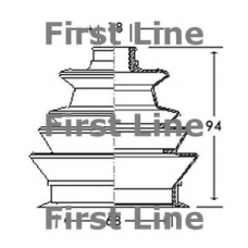 FCB2112 FIRST LINE Пыльник, приводной вал
