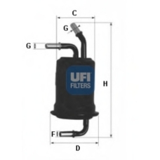 31.762.00 UFI Топливный фильтр