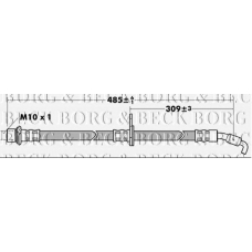 BBH7388 BORG & BECK Тормозной шланг