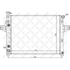 10-25285-SX STELLOX Радиатор, охлаждение двигателя