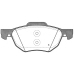 BPA1068.02 OPEN PARTS Комплект тормозных колодок, дисковый тормоз