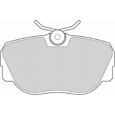 FD6374A NECTO Комплект тормозных колодок, дисковый тормоз