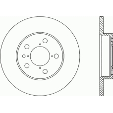 BDR1662.10 OPEN PARTS Тормозной диск