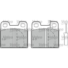 551030 VALEO Комплект тормозных колодок, дисковый тормоз