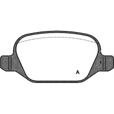 BPA0727.10 OPEN PARTS Комплект тормозных колодок, дисковый тормоз