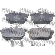 2701-S40R FEBEST Комплект тормозных колодок, дисковый тормоз