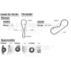 F914436V FLENNOR Комплект ремня грм