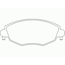 MDK0187 MINTEX Комплект тормозов, дисковый тормозной механизм
