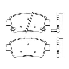 23510 155  0 5 T4047 TEXTAR Колодки тормозные