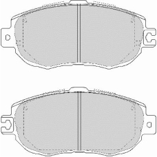FD6983A NECTO Комплект тормозных колодок, дисковый тормоз