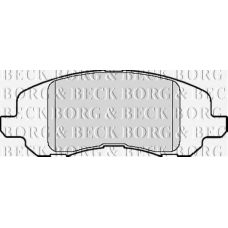BBP2125 BORG & BECK Комплект тормозных колодок, дисковый тормоз