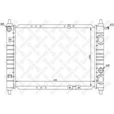 10-25329-SX STELLOX Радиатор, охлаждение двигателя
