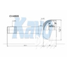 CV-6505 KAVO PARTS Шарнирный комплект, приводной вал