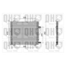 QCN401 QUINTON HAZELL Конденсатор, кондиционер