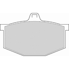 FD225A NECTO Комплект тормозных колодок, дисковый тормоз