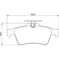 363710201489 MAGNETI MARELLI Комплект тормозных колодок, дисковый тормоз
