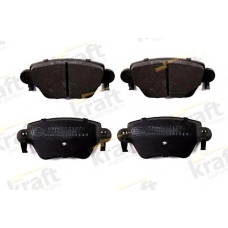 6012127 KRAFT AUTOMOTIVE Комплект тормозных колодок, дисковый тормоз