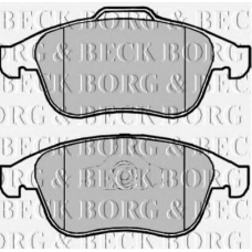 BBP2064 BORG & BECK Комплект тормозных колодок, дисковый тормоз