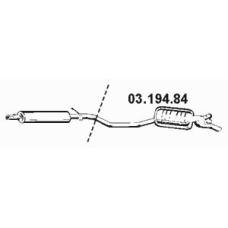 03.194.84 EBERSPACHER Глушитель выхлопных газов конечный