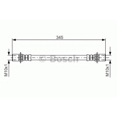 1 987 476 497 BOSCH Тормозной шланг