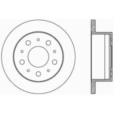 BDA2385.10 OPEN PARTS Тормозной диск