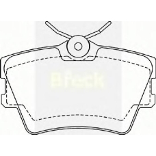 21882 00 704 00 BRECK Комплект тормозных колодок, дисковый тормоз