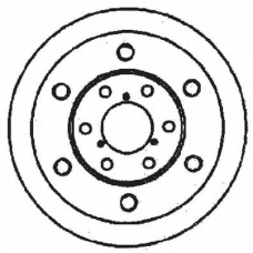 561127BC BENDIX Тормозной диск