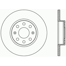 BDA2444.10 OPEN PARTS Тормозной диск