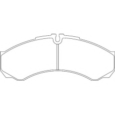 WBP29121B WAGNER LOCKHEED Комплект тормозных колодок, дисковый тормоз