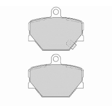 FD6774N NECTO Комплект тормозных колодок, дисковый тормоз