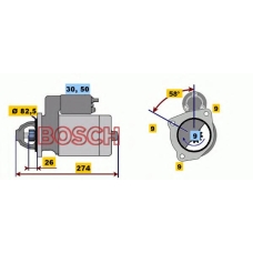 0 001 218 102 BOSCH Стартер