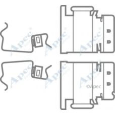 KIT568 APEC Комплектующие, тормозные колодки