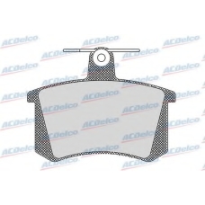 AC058440D AC Delco Комплект тормозных колодок, дисковый тормоз