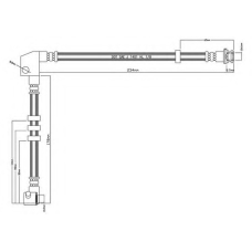 VBJ140 MOTAQUIP Тормозной шланг
