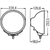1F8 007 560-041 HELLA Фара дальнего света