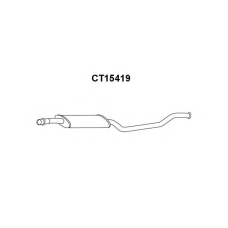 CT15419 VENEPORTE Средний глушитель выхлопных газов